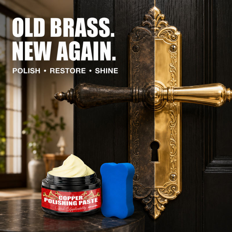 BrassShine Pro – La pâte de polissage et rénovation pour laiton & métaux