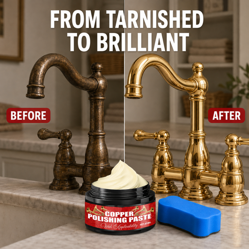 BrassShine Pro – La pâte de polissage et rénovation pour laiton & métaux
