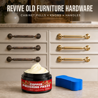 BrassShine Pro – La pâte de polissage et rénovation pour laiton & métaux