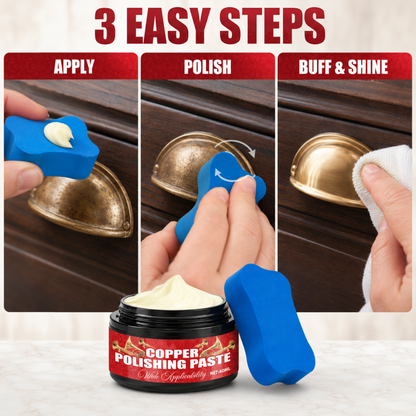 BrassShine Pro – La pâte de polissage et rénovation pour laiton & métaux