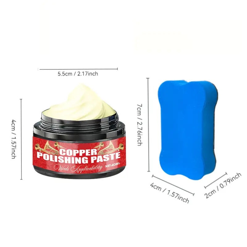BrassShine Pro – La pâte de polissage et rénovation pour laiton & métaux