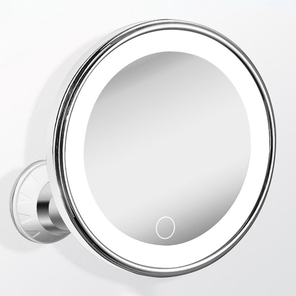 LumiZoom – Le miroir grossissant 10x LED à ventouse