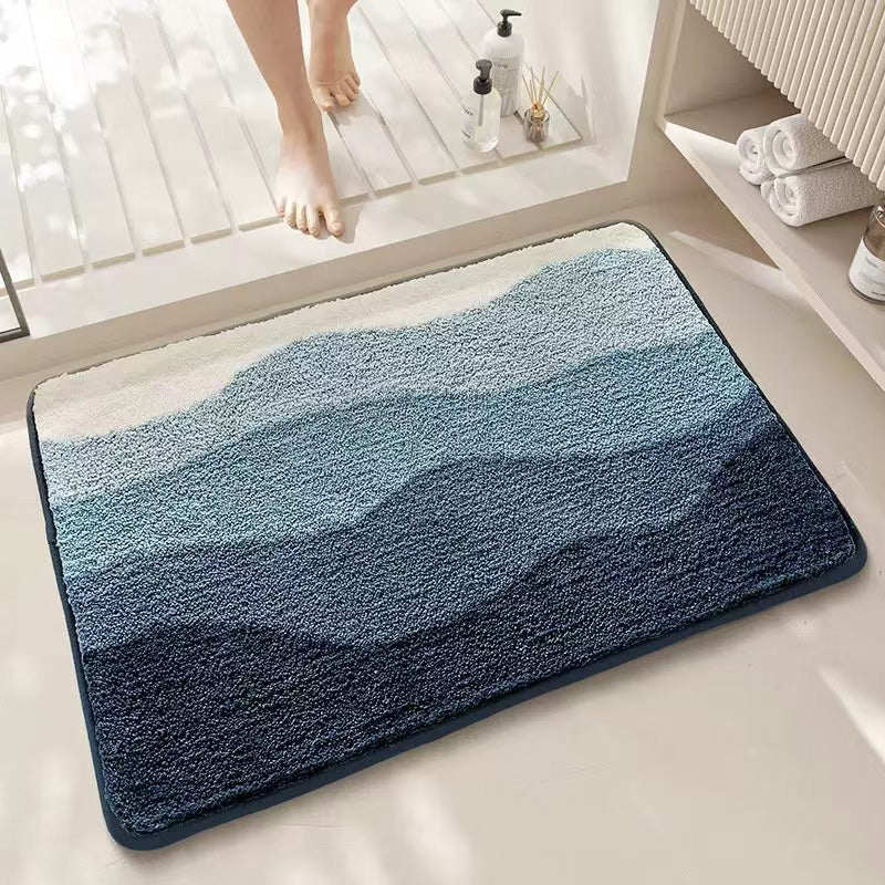 DryStep – Tapis en velours Ultra-absorbant et antidérapant, convient pour la salle de bain, la chambre et le couloir