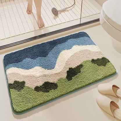 DryStep – Tapis en velours Ultra-absorbant et antidérapant, convient pour la salle de bain, la chambre et le couloir