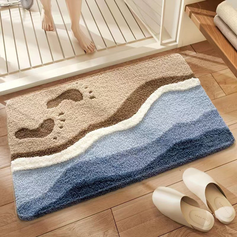 DryStep – Tapis en velours Ultra-absorbant et antidérapant, convient pour la salle de bain, la chambre et le couloir