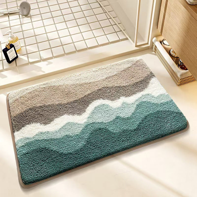 DryStep – Tapis en velours Ultra-absorbant et antidérapant, convient pour la salle de bain, la chambre et le couloir