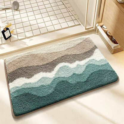 DryStep – Tapis en velours Ultra-absorbant et antidérapant, convient pour la salle de bain, la chambre et le couloir