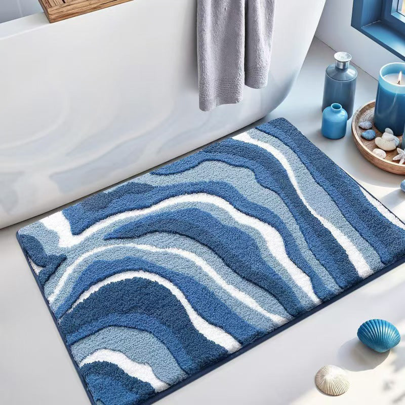 DryStep – Tapis en velours Ultra-absorbant et antidérapant, convient pour la salle de bain, la chambre et le couloir