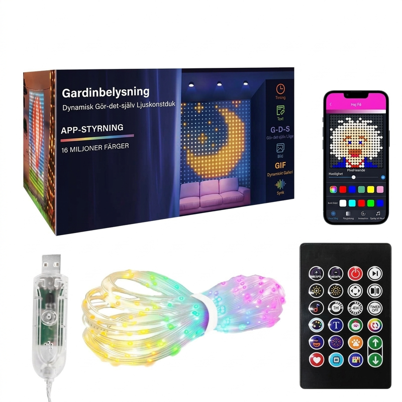 LumiSync – La guirlande LED intelligente et personnalisable