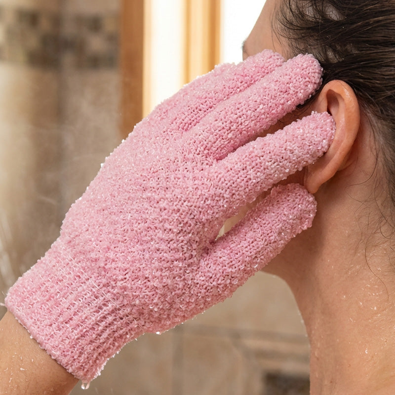 ExfoliGlove – Le gant de douche exfoliant et moussant